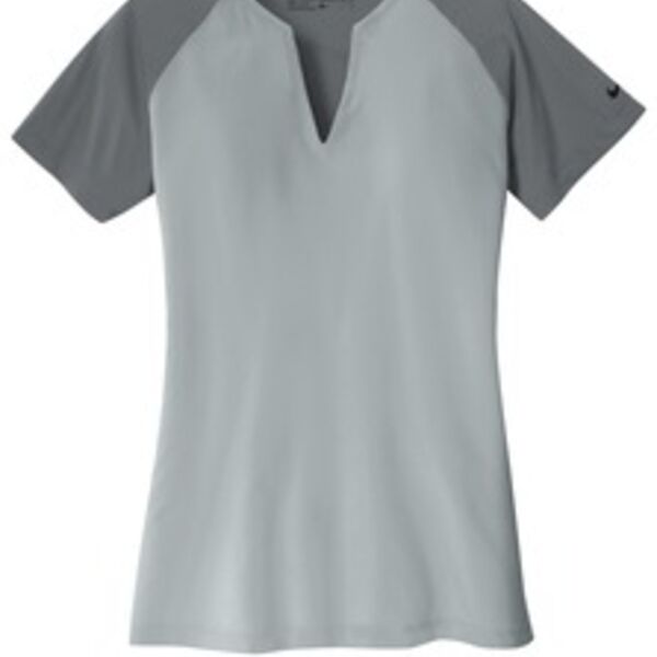 Golf Ladies Dri FIT Stretch Woven V Neck Top Thumbnail